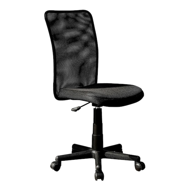 Direct Wicker Black Breathable Mesh Task Office Chair with Back UBS-RTA-9300B-BK - main